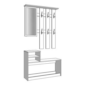 ΣΤΑΝΤ ΓΙΑ ΧΟΛ RAVENNA SONOMA 100*29*191.5 - Image 5