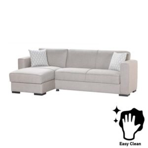 ΚΑΝΑΠΕΣ ΓΩΝΙΑ TORONTO ΜΠΕΖ 240*146*85 - Image 4