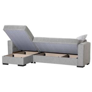 ΚΑΝΑΠΕΣ ΓΩΝΙΑ TORONTO ΓΚΡΙ 240*146*85 - Image 3