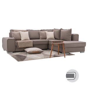 ΚΑΝΑΠΕΣ ΓΩΝΙΑ ΔΕΞΙΑ BELLE ΚΑΦΕ ΜΕ ΜΠΕΖ ΡΑΦΕΣ 260*205 ΜΕ ΑΠΟΣΠΩΜΕΝΑ ΜΑΞΙΛΑΡΙΑ - Image 3