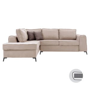 ΚΑΝΑΠΕΣ ΓΩΝΙΑ ΑΡΙΣΤΕΡΗ STAR ΜΠΕΖ-ΚΑΦΕ 280*210*85 ΜΕ ΑΠΟΣΠΩΜΕΝΑ ΜΑΞΙΛΑΡΙΑ - Image 6