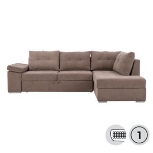 ΚΑΝΑΠΕΣ ΓΩΝΙΑ PERK ΜΕ ΑΠΟΘ ΧΩΡΟ ΜΠΕΖ ΔΕΞΙΑ 270*180*80 - Image 3