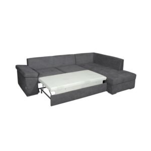 ΚΑΝΑΠΕΣ ΓΩΝΙΑ PERK ΜΕ ΑΠΟΘ ΧΩΡΟ ΓΚΡΙ ΔΕΞΙΑ 270*180*80 - Image 4