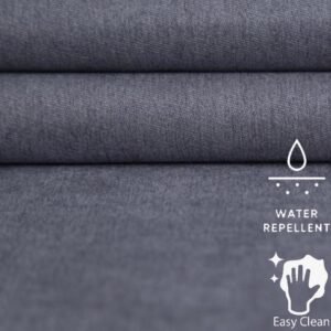 ΚΑΝΑΠΕΣ ΓΩΝΙΑ ΔΕΞΙΑ QUEEN ΓΚΡΙ ΜΕ ΑΠΟΣΠΩΜΕΝΑ ΜΑΞΙΛΑΡΙΑ 256*216*90 - Image 3