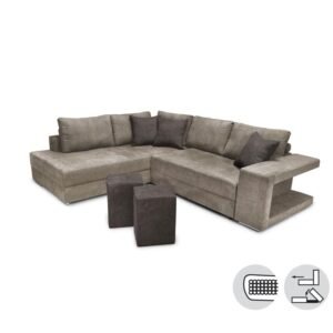 ΚΑΝΑΠΕΣ ΓΩΝΙΑ KARYA ΑΡΙΣΤΕΡΗ ΜΠΕΖ 278*218*85 - Image 5