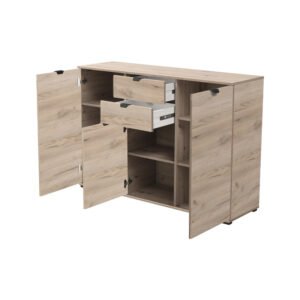 ΚΟΜΟΤΑ-ΜΠΟΥΦΕΣ DUERO 3K2F GREY OAK 135*40*95 - Image 5