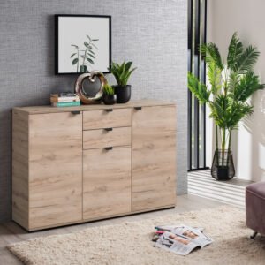 ΚΟΜΟΤΑ-ΜΠΟΥΦΕΣ DUERO 3K2F GREY OAK 135*40*95 - Image 3