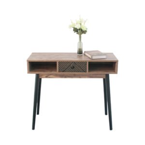 ΚΟΝΣΟΛΑ "Home" ΜΑΥΡΟ GREY OAK 90*35*75 z1 - Image 3