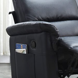 ΠΟΛΥΘΡΟΝΑ RELAX ΚΟΥΝΙΣΤΗ 1600 ΜΑΥΡΟ ΤΕΧΝΟΔΕΡΜΑ 87*95*100 rmchr - Image 3