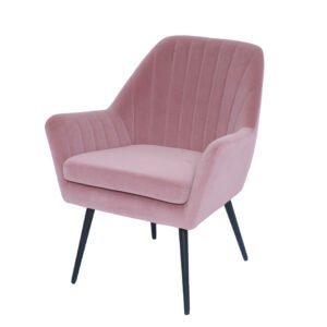 ΥΦΑΣΜΑΤΙΝΗ ΠΟΛΥΘΡΟΝΑ 17148 ΡΟΖ ΑΝΤΙΚΕ ΜΕ ΜΑΥΡΑ ΜΕΤΑΛΛΙΚΑ ΠΟΔΙΑ 65*66*75 rmchr - Image 5