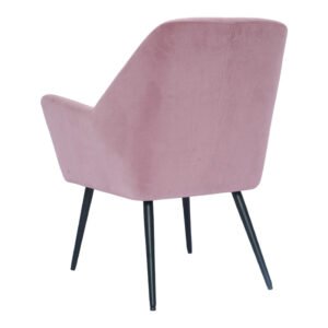 ΥΦΑΣΜΑΤΙΝΗ ΠΟΛΥΘΡΟΝΑ 17148 ΡΟΖ ΑΝΤΙΚΕ ΜΕ ΜΑΥΡΑ ΜΕΤΑΛΛΙΚΑ ΠΟΔΙΑ 65*66*75 rmchr - Image 3