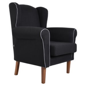 ΠΟΛΥΘΡΟΝΑ Maria ΜΑΥΡΗ ΜΕ ΓΚΡΙ ΡΙΓΑ 84*77*101εκ rmchr - Image 3