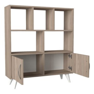 ΒΙΒΛΙΟΘΗΚΗ-ΡΑΦΙΕΡΑ Orbit GREY OAK 90*22*105 - Image 5
