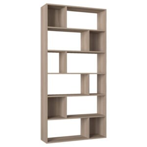 ΒΙΒΛΙΟΘΗΚΗ-ΡΑΦΙΕΡΑ Spear GREY OAK 90*26*184 - Image 4