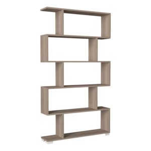 ΒΙΒΛΙΟΘΗΚΗ-ΡΑΦΙΕΡΑ Virgo GREY OAK 90*20*160 - Image 3