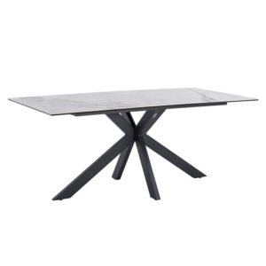 ΤΡΑΠΕΖΙ ΤΡΑΠΕΖΑΡΙΑΣ 1479 ΓΥΑΛΙΝΟ ΜΕ ΣΙΔΕΡΕΝΙΑ ΒΑΣΗ 180*90*76 - Image 3