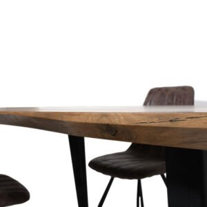 ΤΡΑΠΕΖΙ ΤΡΑΠΕΖΑΡΙΑΣ MDF ΜΕ ΕΠΕΝΔΥΣΗ PAPER WOOD 1417 160*90*76 - Image 6