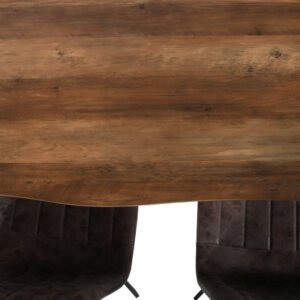 ΤΡΑΠΕΖΙ ΤΡΑΠΕΖΑΡΙΑΣ MDF ΜΕ ΕΠΕΝΔΥΣΗ PAPER WOOD 1417 160*90*76 - Image 5