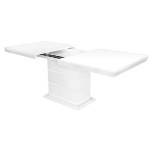 ΤΡΑΠΕΖΙ ΤΡΑΠΕΖΑΡΙΑΣ Season ΑΝΟΙΓΟΜΕΝΟ ΜΠΕΖ ΓΥΑΛΙΣΤΕΡΗ ΛΑΚΑ 160(+40)*90*75 - Image 3