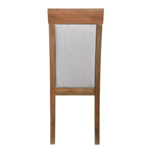 DINING CHAIR Fylliana Deniz GRAY OAK WITH BEIGE FABRIC 46 * 53 * 97 - Image 3