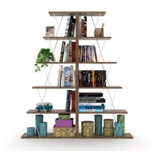 ΒΙΒΛΙΟΘΗΚΗ "Rafael" ΜΙΝΙ ΚΑΡΥΔΙ-ΧΡΩΜΙΟ 65*22*146 - Image 3