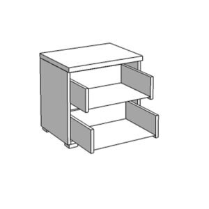 ΚΟΜΟΔΙΝΟ DADO NO2F GREY OAK 44,5*33,5*43 - Image 5