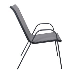 ΚΑΡΕΚΛΑ ΜΕΤΑΛΛΙΚΗ ΑΝΘΡΑΚΙ ΜΕ ΓΚΡΙ ΤΕΞΤΙΛΙΝΗ - Image 3