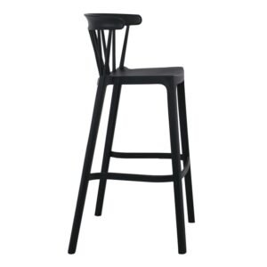 ΣΚΑΜΠΟ BAR ΜΕ ΠΛΑΤΗ PP-UV ΜΑΥΡΟ 54X51X103CM - Image 3