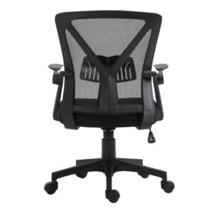 ΚΑΡΕΚΛΑ ΓΡΑΦΕΙΟΥ ΜΑΥΡΗ ΜΕ ΑΝΑΚΛΙΝΟΜΕΝΑ ΜΠΡΑΤΣΑ - Image 4