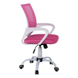 ΚΑΡΕΚΛΑ ΓΡΑΦΕΙΟΥ ΑΣΠΡΗ-ΡΟΖ ΜΕ ΑΝΑΚΛΙΣΗ - Image 3