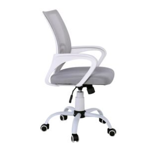 ΚΑΡΕΚΛΑ ΓΡΑΦΕΙΟΥ ΑΣΠΡΗ-ΓΚΡΙ ΜΕ ΑΝΑΚΛΙΣΗ - Image 3