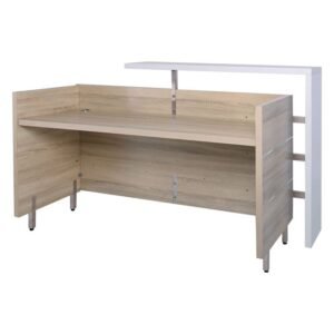 ΓΡΑΦΕΙΟ PRO ΥΠΟΔΟΧΗΣ ΛΕΥΚΟ-ΦΥΣΙΚΟ ΞΥΛΟ - Image 3