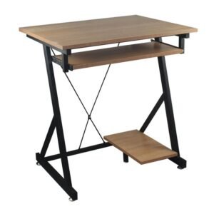 ΓΡΑΦΕΙΟ CASUAL ΜΑΥΡΟ-ΦΥΣΙΚΟ ΞΥΛΟ - Image 1