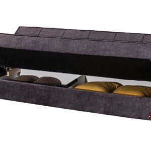 ΤΡΙΘΕΣΙΟΣ ΚΑΝΑΠΕΣ ΚΡΕΒΑΤΙ DAMA ΜΕ ΑΠΟΘΗΚΕΥΤΙΚΟ ΧΩΡΟ - Image 3