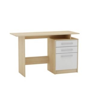 ΓΡΑΦΕΙΟ ΦΥΣΙΚΟ ΞΥΛΟ/ΛΕΥΚΟ 120Χ48 - Image 1