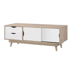 Έπιπλο TV Απόχρωση Sonoma - Άσπρο - Image 1