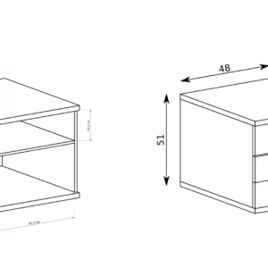 ΚΟΜΟΔΙΝΟ CALI 48X41X51 - Image 4