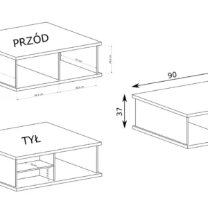 ΤΡΑΠΕΖΑΚΙ ΣΑΛΟΝΙΟΥ 90Χ58Χ37 - Image 3