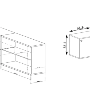 ΓΩΝΙΑΚΗ ΣΥΡΤΑΡΙΕΡΑ 123Χ82Χ86 - Image 2