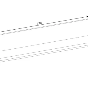 ΡΑΦΙ NATURAL 120X18X32 - Image 2