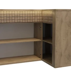 ΓΩΝΙΑΚΟΣ ΜΠΟΥΦΕΣ ΜΕ LED LIGHT 132X40X99 - Image 3