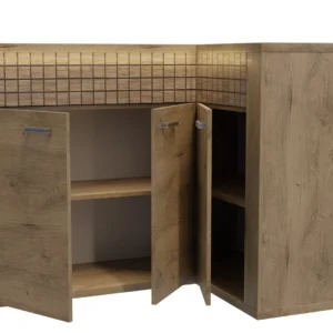 ΓΩΝΙΑΚΟΣ ΜΠΟΥΦΕΣ ΜΕ LED LIGHT 132X40X99 - Image 5