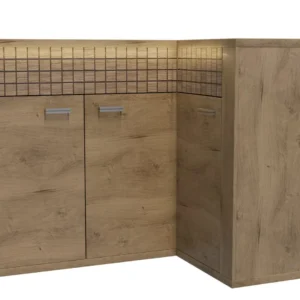 ΓΩΝΙΑΚΟΣ ΜΠΟΥΦΕΣ ΜΕ LED LIGHT 132X40X99 - Image 8