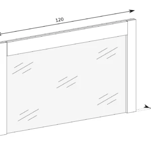 ΚΑΘΡΕΦΤΗΣ ΤΟΙΧΟΥ INDIANAPOLIS 120X5X80 - Image 4