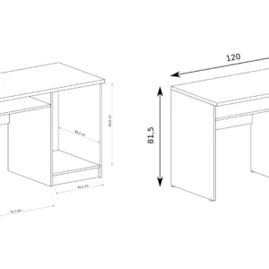 ΓΡΑΦΕΙΟ INDIANAPOLIS 120X60X82 - Image 4
