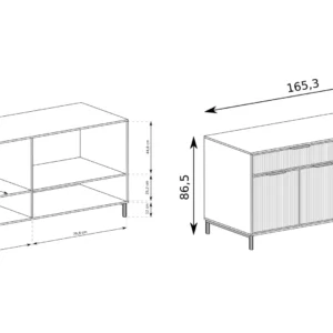 ΣΥΡΤΑΡΙΕΡΑ/ΚΟΜΟΤΑ LINKASTYLES 166X41X87 - Image 4