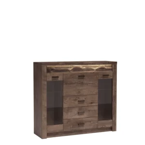 ΒΙΤΡΙΝΑ/ΣΥΡΤΑΡΙΕΡΑ INDIANAPOLIS ΜΕ LED LIGHT 137X42X122 - Image 5